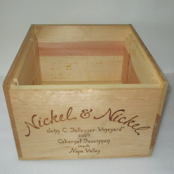 NICKEL & NICKEL WOODEN WINE CRATE - Picture 7 of 12